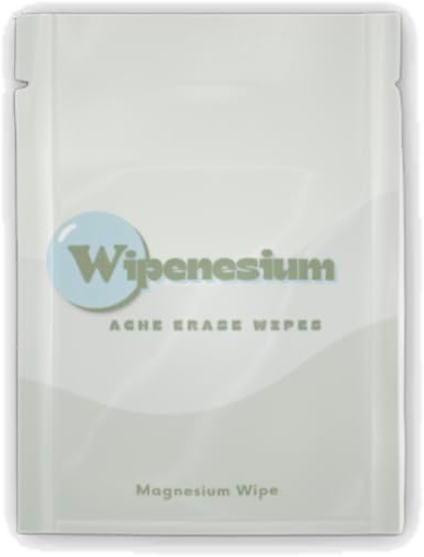A single Wipenesium magnesium wipe packet